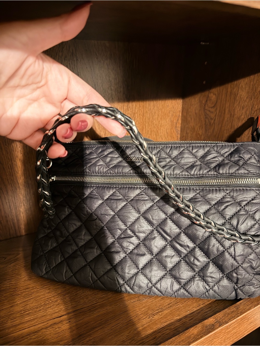 MZ WALLACE Quilted Crossbody Bag in black - Picture 3 of 14
